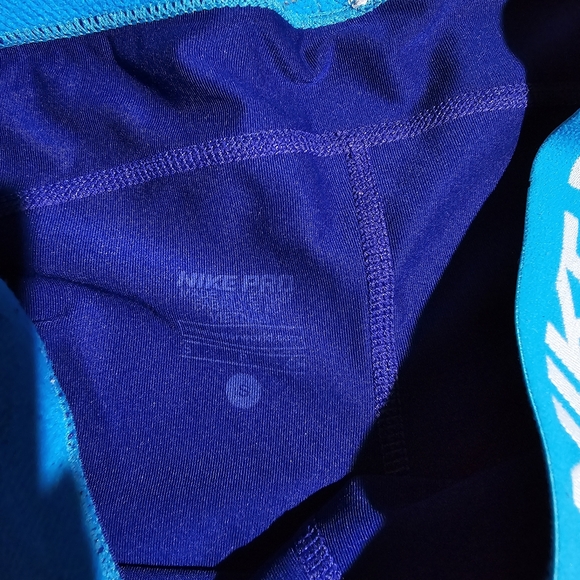 Blue Nike Pro Shorts Size S - Picture 2 of 2